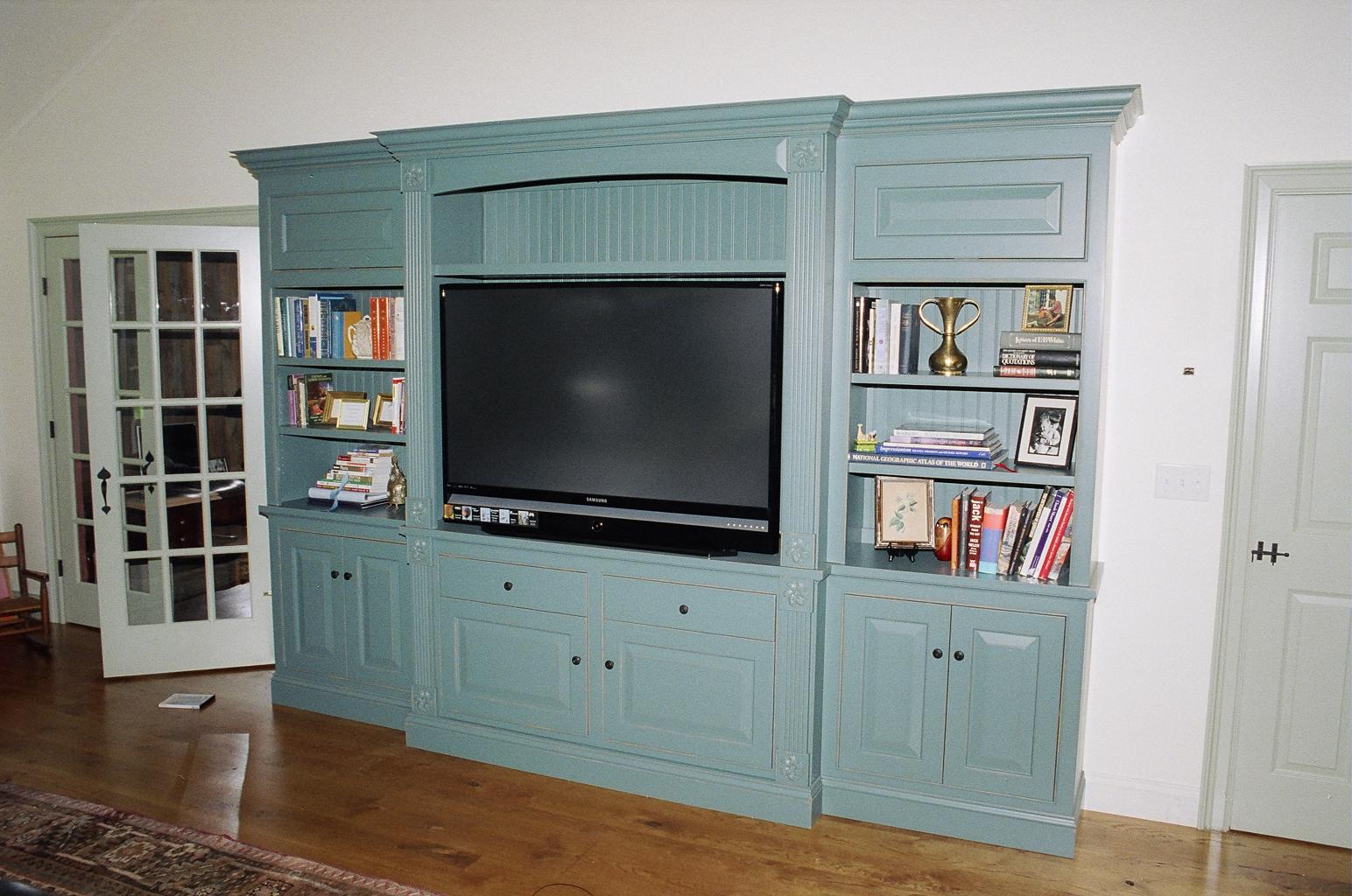 Free-Standing Maple TV Cabinet