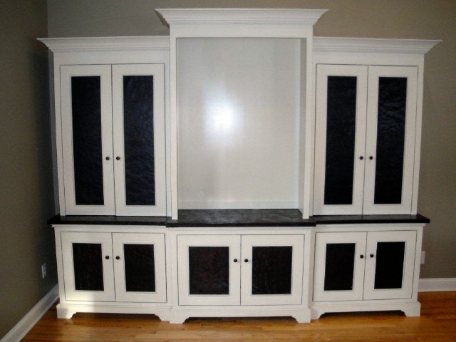 Free-standing Maple Wall Unit