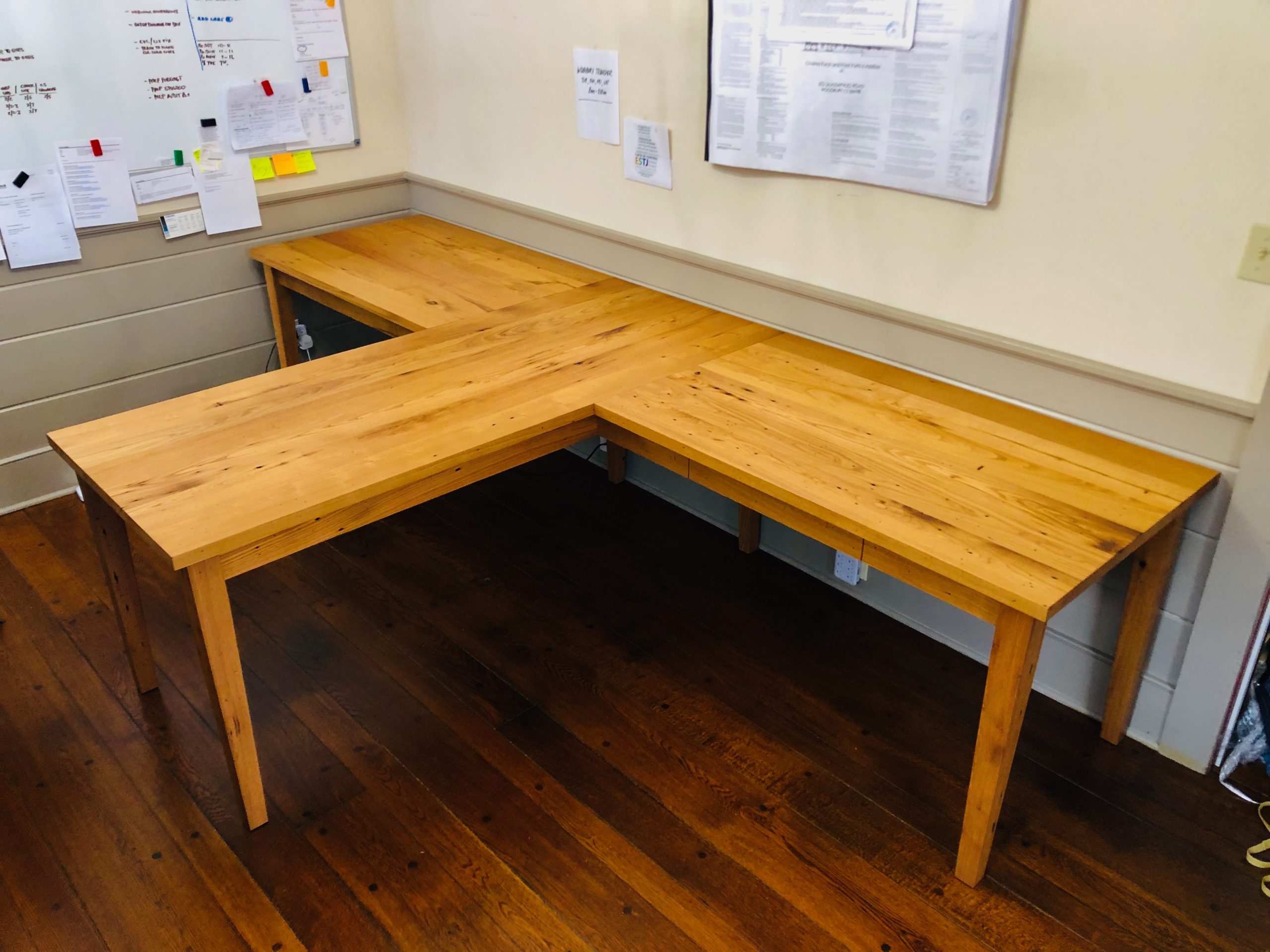 Wormy Chestnut office table